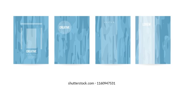 Minimal cover concept for brochure or card design. Simple and elegant with a modern look. Eps10 vector