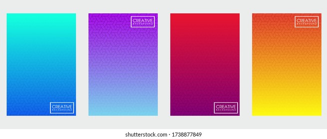 Minimal Cover Design Background. Modern Latest Design For Template Background with Future Geometric Patterns. Vector-Illustration