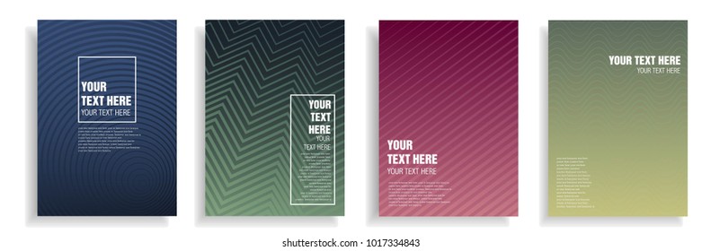 minimal cover design with colorful dynamic halftone gradient