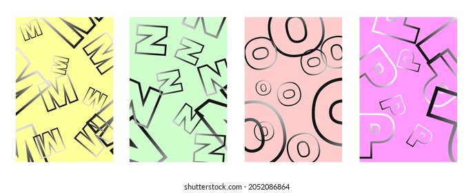 Minimal cover design. colorful halftones. Modern background template design for web. vector illustration