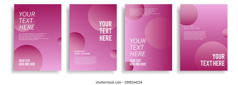 minimal cover design with dynamic colorful halftone gradient. vector template for brochure, magazine, leaflet, banner, presentation