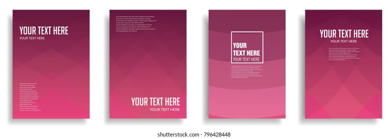 minimal cover design with dynamic colorful halftone gradient. vector template for brochure, flyer, banner, presentation, leaflet, magazine, in a4 size
