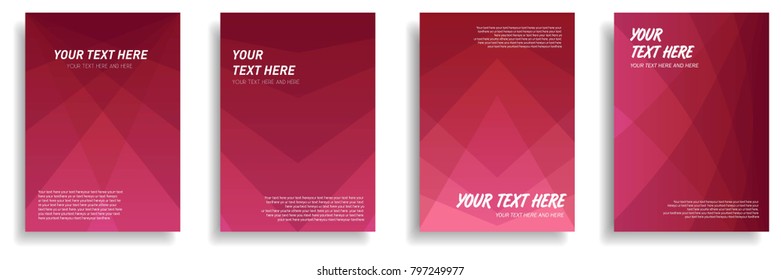 minimal cover design with dynamic colorful halftone gradient. vector template for brochure, flyer, presentation, leaflet, magazine in a4 size
