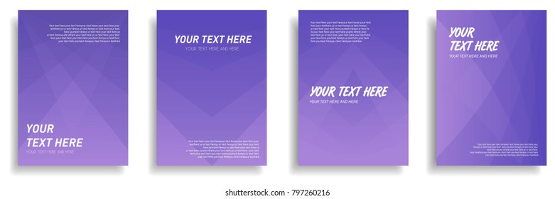 minimal cover design with dynamic colorful halftone gradient. vector template for poster, banner, presentation, leaflet, magazine, brochure in a4 size