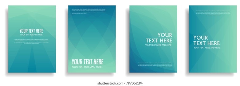 minimal cover design with dynamic colorful gradient halftone. vector template for magazine, brochure, poster, leaflet, banner, flyer in a4 size