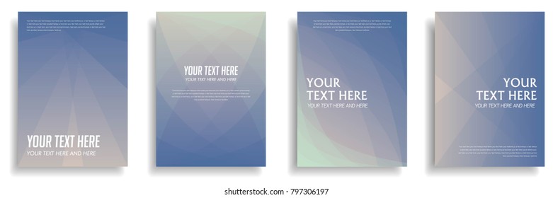 minimal cover design with dynamic colorful gradient halftone. vector template for magazine, brochure, poster, leaflet, banner, flyer in a4 size