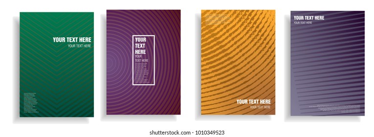 minimal cover design with dynamic halftone gradient. vector template for brochure, magazine, presentation, poster