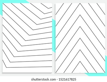 minimal cover design, geometric white and black.