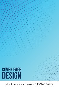 Diseño mínimo de la cubierta. El semitono marca el diseño colorido en círculo. Plantilla para portadas y presentaciones corporativas.