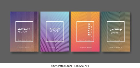 Minimal Cover Design .Modern abstract  , background wave , flyer poster , collorful Linear. Eps10 vector