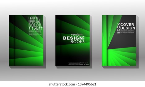 Minimal cover design. overlap shape with shadow and shiny light . vector illustration