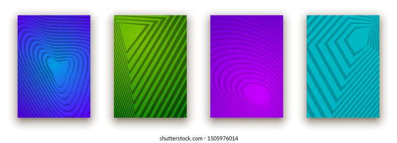 Minimal cover design poster. Colorful halftone gradient shape template banner. Future minimalistic geometric gradient background shape patterns banner poster, flyer. Empty business brochure template
