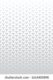 Minimal cover design poster. White halftone gradient shape template banner. Future minimalistic geometric gradient background shape patterns banner poster, flyer. Empty business brochure template