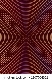 Minimal cover design template. Modern brochure layout. Orange vibrant halftone gradients on wine red background. Neat trendy abstract cover design.