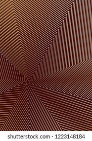 Minimal cover design template. Modern brochure layout. Gold vibrant halftone gradients on bordeaux background. Dramatic trendy abstract cover design.