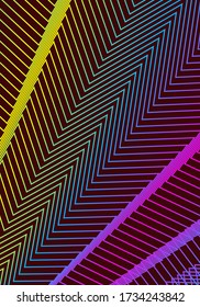 Minimal cover design template. Modern brochure layout. Rainbow vibrant halftone gradients on wine red background. Sublime trendy abstract cover design.