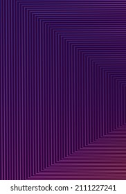 Minimal cover design template. Modern brochure layout. Violet vibrant halftone gradients on dark background. Popular trendy abstract cover design.