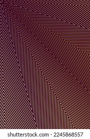 Minimal cover design template. Modern brochure layout. Gold vibrant halftone gradients on wine red background. Brilliant trendy abstract cover design.