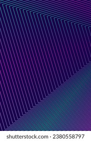 Plantilla mínima de diseño de portada. Diseño moderno de folletos. Gradientes de tono medio vibrante neón sobre fondo azul oscuro. Diseño de portada abstracta de moda exótica.