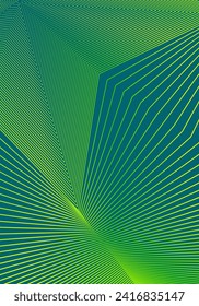 Plantilla mínima de diseño de portada. Diseño moderno de folletos. Gradientes de medio tono vibrante amarillo verde sobre fondo oscuro. Diseño de portada abstracta de moda exótica.