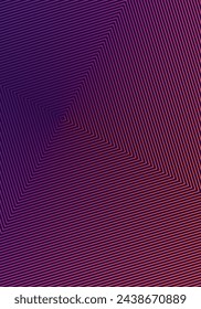 Minimal cover design template. Modern brochure layout. Violet vibrant halftone gradients on dark background. Pleasing trendy abstract cover design.