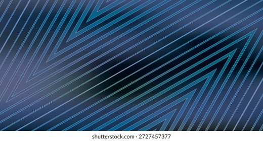 Minimal cover design template. Modern brochure layout. Red white blue vibrant halftone gradients on dark background. Mesmeric trendy abstract cover design.