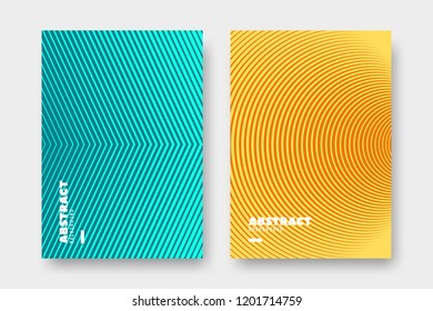 Minimal cover design template. Vector abstract background.