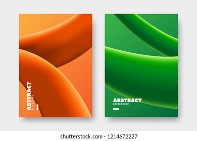Minimal cover design template. Vector abstract background.