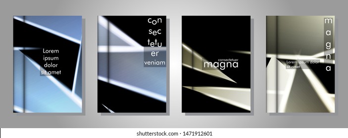 Minimal cover design. Triangular shape vector design background. Applicable for brochures, posters, covers ,banners ,etc 