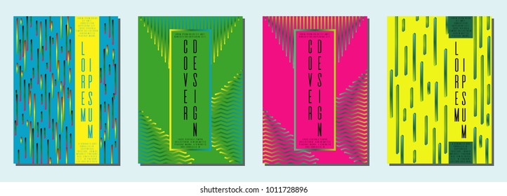 Minimal cover  design for your business. Set of sheets A4.  Can be used for poster, brochure, magazine, card, book, flyer, banner, anniversary. Trendy corporate style.