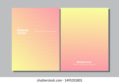 Minimal Cover. Modern background. Colorful gradient template design for web. Cool gradient design. Future gepmetric paterns cpmposition eps10 -Vector 