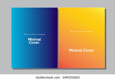 Minimal Cover. Modern background. Colorful gradient template design for web. Cool gradient design. Future gepmetric paterns cpmposition eps10 -Vector 