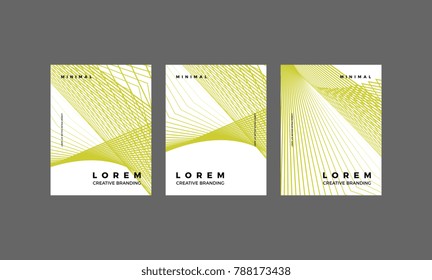 Minimal cover set. Geometric shape pattern. Future design minimalistic.