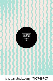 Minimal cover template. Elegant pink and turquoise trendy ads background. Modern business banner, poster template. Noble rich elegant striped waves minimal cover. Gradient faded tender texture pattern