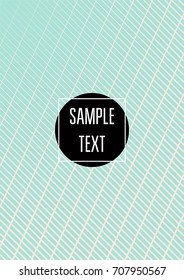 Minimal cover template. Elegant pink and turquoise trendy ads background. Modern business banner, poster template. Noble rich elegant striped waves minimal cover. Gradient faded tender texture pattern
