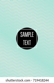 Minimal cover template. Elegant pink and turquoise trendy ads background. Modern business banner, poster template. Noble rich elegant striped waves minimal cover. Gradient faded tender texture pattern