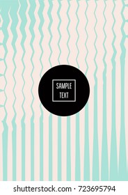 Minimal cover template. Elegant pink and turquoise trendy ads background. Modern business banner, poster template. Noble rich elegant striped waves minimal cover. Gradient faded tender texture pattern