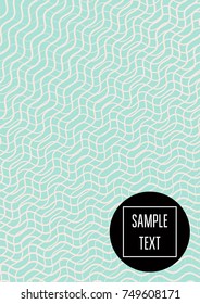 Minimal cover template. Elegant pink and turquoise trendy ads background. Modern business banner, poster template. Noble rich elegant striped waves minimal cover. Gradient faded tender texture pattern