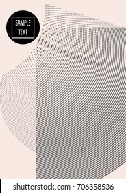 Minimal cover template. Female striped pink and grey ads poster background for perfume, textile or fashion. Tender elegant rich noble minimal cover template. Gift card certificate business background.