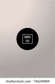 Minimal cover template. Female striped pink and grey ads poster background for perfume, textile or fashion. Tender elegant rich noble minimal cover template. Gift card certificate business background.