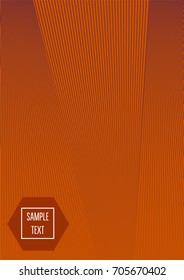Minimal cover template. Trendy business background in bright purple and orange. Contrast 80s retro template design. Corporate identity, simple minimal covers. Futuristic linear halftone background.