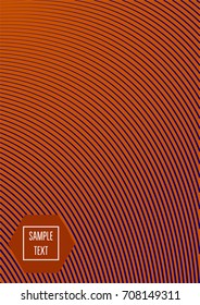 Minimal cover template. Trendy business background in bright purple and orange. Contrast 80s retro template design. Corporate identity, simple minimal covers. Futuristic linear halftone background.