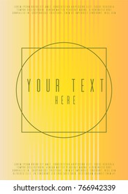 Minimal coverage corporate style.  A4 brochure title sheet. Can be used for poster, brochure, magazine, card, book, flyer, banner, anniversary. Trendy corporate style.