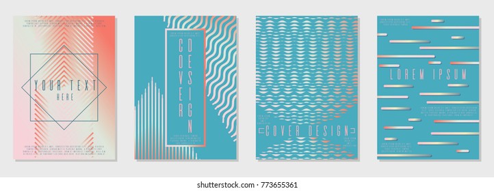 Minimal coverage corporate style.  Set of sheets A4.  Can be used for poster, brochure, magazine, card, book, flyer, banner, anniversary. Trendy corporate style.