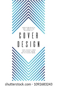 Minimal coverage design for your business. Vector cover design. Can be used for poster, brochure, magazine, card, book, flyer, banner, anniversary. Trendy corporate style.
