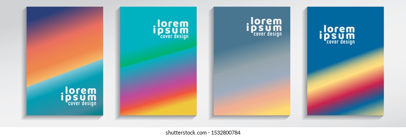 Minimal covers design, Abstract flyer design with colorful gradient background, background modern template design for presentation, Eps 10, stock vector illustration, Cool gradients
