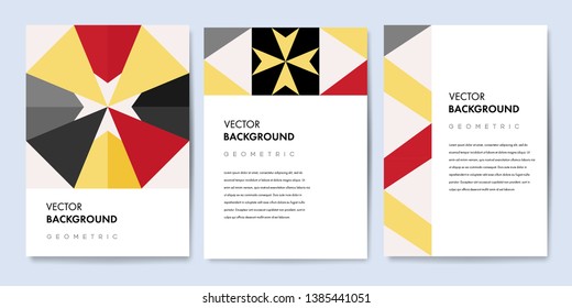 Minimal covers design. Abstract geometric patterns. Vector templates for posters, flyers, banners, book covers, presentations, leaflet, magazine. Eps10 vector