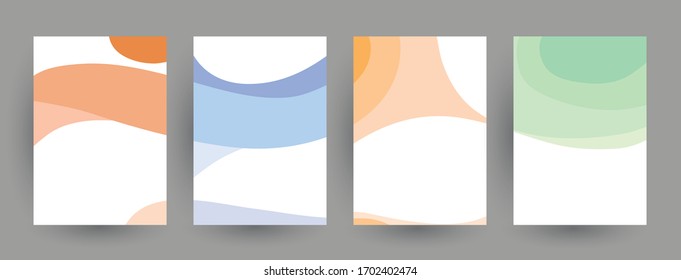 Minimal covers design. Abstract geometric patterns. Eps10 vector.