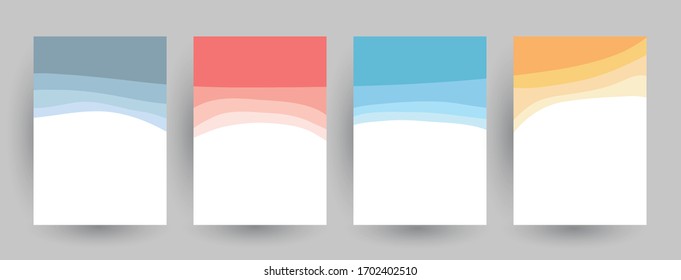 Diseño de cubiertas mínimas. Patrones geométricos abstractos. Vector Eps10.