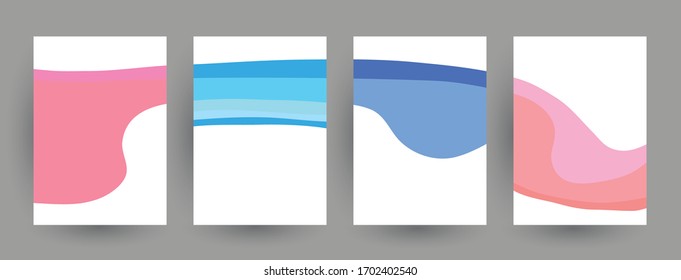 Minimal covers design. Abstract geometric patterns. Eps10 vector.